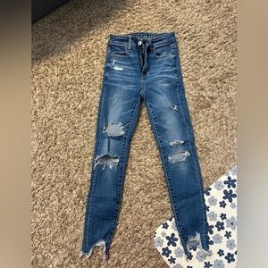 Size 000 Short American Eagle Hi-Rise Jegging